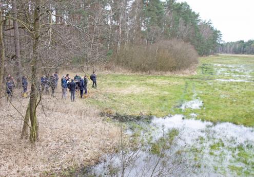 Beratung DBU und SMEKUL im Daubaner Wald
