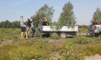 Landschaftspflegeeinsatz beim Aktionstag "genialsozial" im Biosphärenreservat